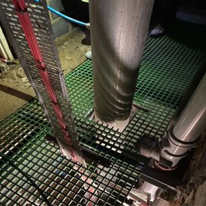 Grp Diffuser Risers GRP Service Riser Grating used for Riser Shafts | GRP Safety